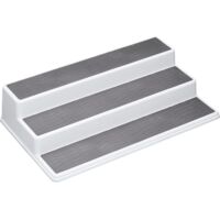 Organisateur D'Étagères et de Placards de Cuisine Antidérapants à 3 Niveaux, 38 X 22,5 X 8,5 cm (15" X 9" X 3,5")