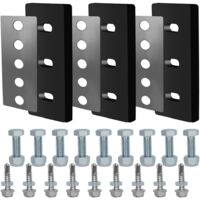 Lot de 3 accessoires de souffleuse à neige à lame - Kit de rechange pour souffleuse à neige - Convertisseur de turbine à neige compatible avec la plupart des souffleuses à neige - Tête de