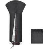 Outdoor Heating Covers, Patio Heater Cover, Waterproof Patio Heater Covers, 420D Oxford Waterproof, for Outdoor Patio Heater Dust-proof, 226 x 89 x 48 cm