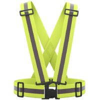 High Visibility Reflective Safety Vest Adjustable Safety Vest for Running, Biking, Motorcycle