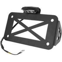 Motorcycle License Plate Holder - Motorcycle License Plate Holder for LED Tail Light Side Mount for Motorcycles, Sports Bikes, Cruisers etc.