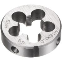 Metric M16 x 1 (Right) Round Thread Dies (HSS), High Speed Steel (HSS), Screw Cutting Die Repair Tool