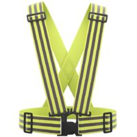 High Visibility Reflective Safety Vest Adjustable Safety Vest for Running, Biking, Motorcycle