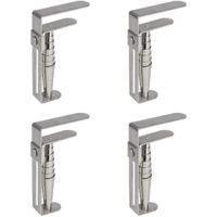 Thick Tablecloth Clip, 4 Piece Outdoor Table Cloth Clip, Stainless Steel Table Cloth Clip, Table Cloth Clip for Garden Table/Parties/Picnic/Eating