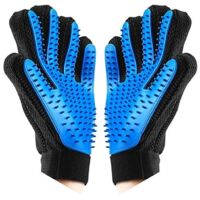 Grooming Glove for Dogs and Cats - Bath Cleaning Brush for Pets - 1 Pair
