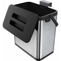 Poub de cuisine. poub. murale pour porte de placard. poub suspendue en acier inoxydable anti-empreintes digitales (3L)