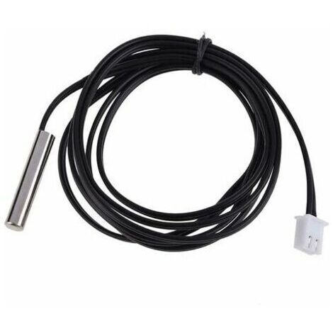 Sensor de temperatura de 1M Sensor de temperatura de Cable termistor resistente al agua NTC 10K/B3435 de alta precisión