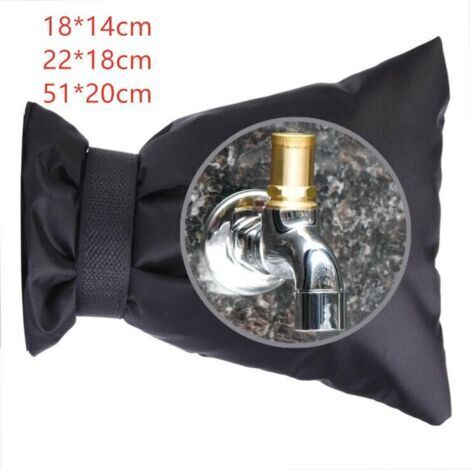 Protector de grifo para exteriores, cubierta para grifo de jardín, cubierta gruesa con aislamiento térmico para heladas, nieve, lluvia, heladas y frío para grifos de jardín para exteriores (18x (1/4)