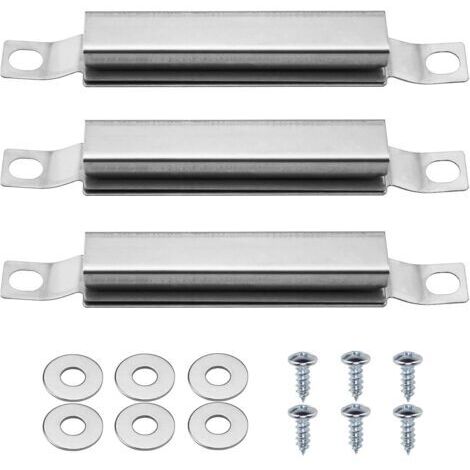 Juego de 3 quemadores de repuesto de acero inoxidable: tubo transversal de ajuste universal para barbacoa de gas (1/5)