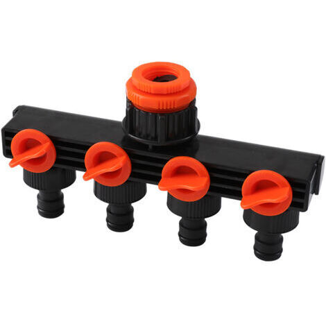 Vanne  de  distribution  4  voies  – Plastique – Pour arrosage et irrigation (1/4)