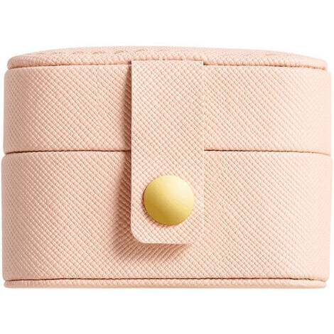 Boîte à Bijoux Miniature e n PU - Rose pour Rangement Voyage (1/3)