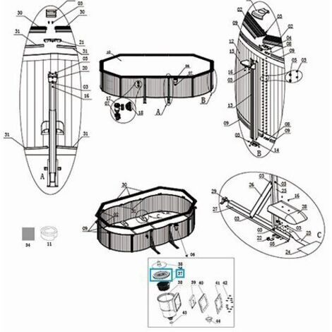 Piece Detachee Piscine Bestwaynull
