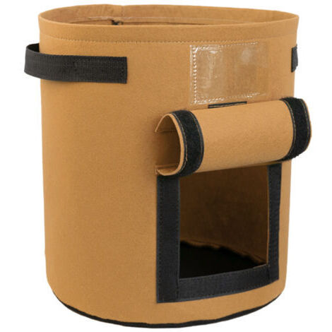 Sac de Culture pour Patates Douces et Pommes de Terre - Marron 25x30 cm (4 Gallons)