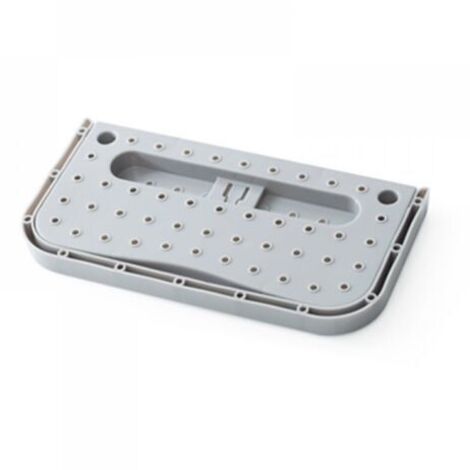 Juego de 4 piezas en color gris, zapatero plegable de pared, estante colgante para almacenamiento de zapatos. (1/5)