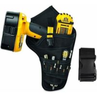 Bolsa de herramientas con cinturón ajustable, funda para taladro resistente, bolsa de trabajo para mantenimiento electrónico, bolsa para herramientas de taladro, bolsa para colgar