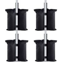 Juego de 4 pesas para cenador, bolsa de pesas de grado industrial, bolsa de arena impermeable para cualquier cenador, tienda de campaña, toldo y sombrilla emergente