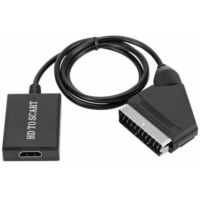 Convertidor de hdmi a euroconector adaptador de audio y vídeo hd 1080p para hdmi a euroconector Sky Box Stb