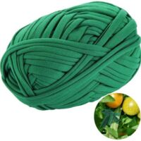 Cordel de jardín verde de 30 metros/98 pies, para sujetar plantas, para árboles, elástico (1 rollo)