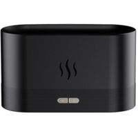Difusor de aceites esenciales Humidificador ultrasónico LED Aroma portátil Efecto especial Atmósfera nocturna Luz Simulación Llama para aromaterapia Fragancia para el hogar Dormitorio