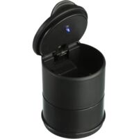 Cenicero para coches, bote de basura automático, accesorios para automóviles, portátil, bote de basura pequeño, caja de almacenamiento, mini bote de basura