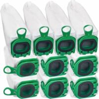 Bolsa de aspiradora 10 Uds para bolsa de polvo de repuesto Vorwerk para aspiradora Kobold VB100