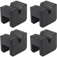 4 bloques de goma para gato, almohadillas de soporte para gato, bloques de goma protectores para bandeja de coche, adecuados para gatos de carro, fuertes y prácticos