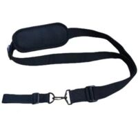 Arnés para desbrozadora - Arnés para cortacésped - Correa de hombro de nailon compatible con la mayoría de las desbrozadoras (negro)