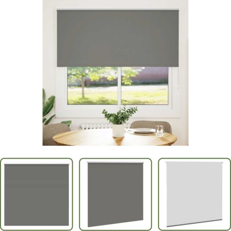 Privacidad -  Estor Enrollable Opaco gris 150x130 cm Tela Ancho 146,6 cm