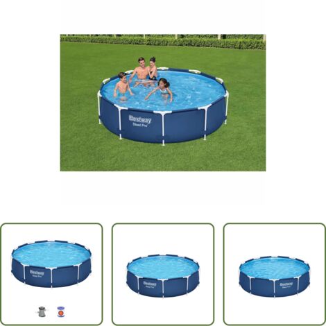 Piscina de jardín - Bestway Piscina Steel Pro 305x76 cm