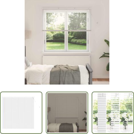 Persiana de PVC - Persiana Veneciana Manual Ajustable 150 x 160 cm PVC