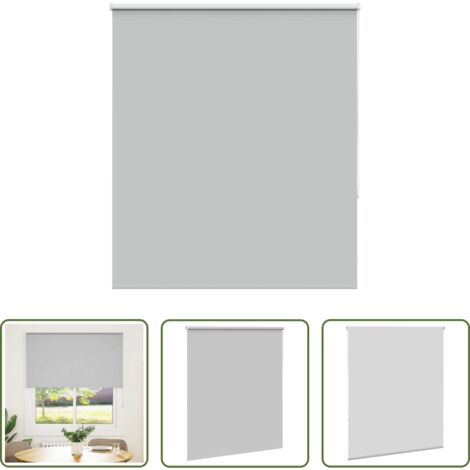 Persiana opaca -  Estor Enrollable Opaco gris claro 140x175 cm Tela Ancho 136,6cm