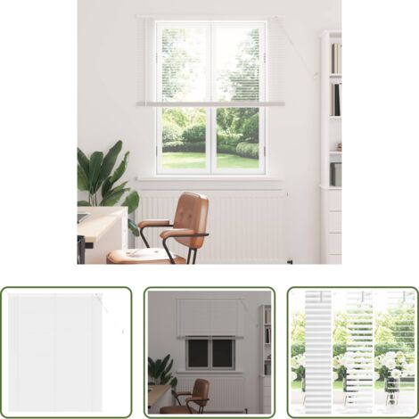 Persiana de PVC - Persiana Veneciana Manual Ajustable 150 x 110 cm PVC