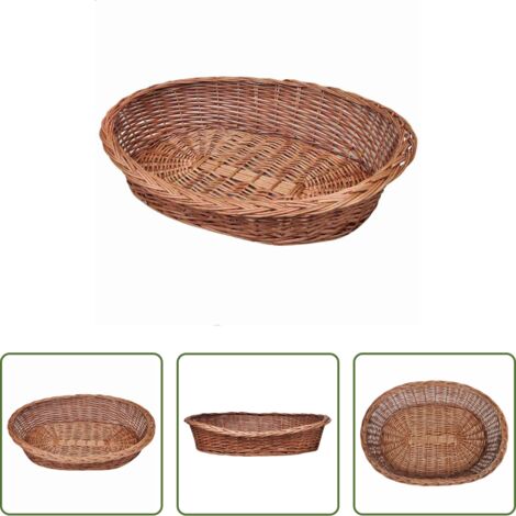 vidaXL Cama para perros -  Cesta para perros/cama para mascotas sauce natural 90 cm