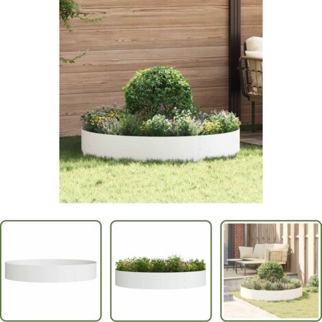 Macetero para jardín -  Anillo para maceta 120 x 120 x 20 cm Acero laminado en frío