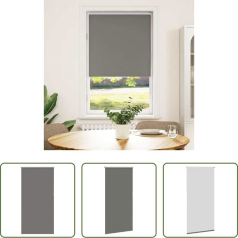 Persiana opaca -  Estor Enrollable Opaco gris 75x150 cm Tela Ancho 70,7 cm