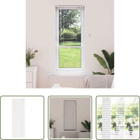 Persiana de PVC - Persiana Veneciana Manual Ajustable 150 x 50 cm PVC