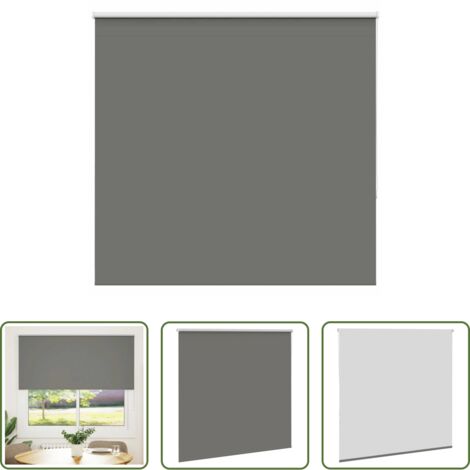 Privacidad -  Estor Enrollable Opaco gris 165x175 cm Tela Ancho 161,6 cm