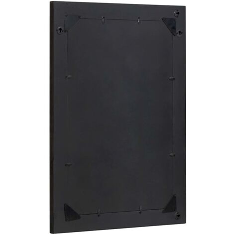 Aazon.co: Sweetcrispy Espejo De Baño Negro Rectangular Grande Con Arco Para Pared, 30 X 40