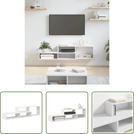 vidaXL Soporte de tv de madera -  SoportedeTVdepared 120x25x28,5cm Madera contrachapada