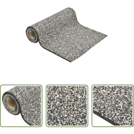 Piedra para jardín -  Lámina de piedra gris 500x40 cm
