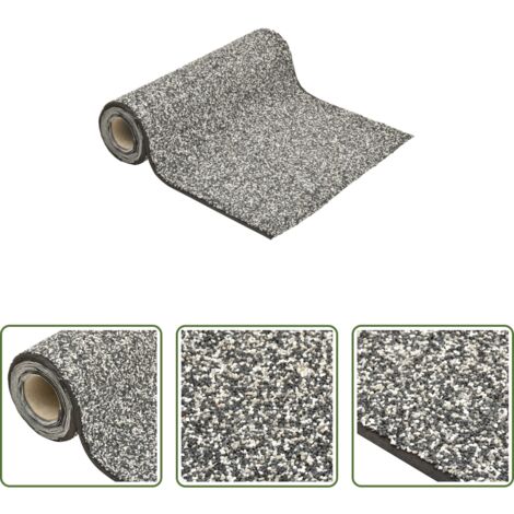 Piedra para jardín -  Lámina de piedra gris 150x40 cm