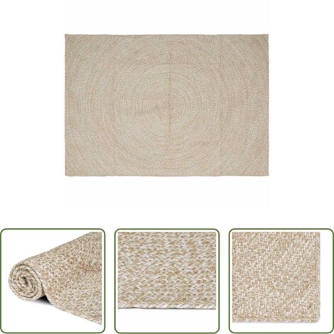 Alfombra natural -  Alfombras de área Rectangular Natural y 200 x 290 cm yute