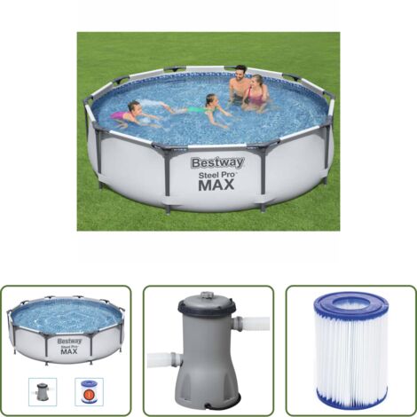 Piscina de acero - Bestway Set de piscina Steel Pro MAX 305x76 cm
