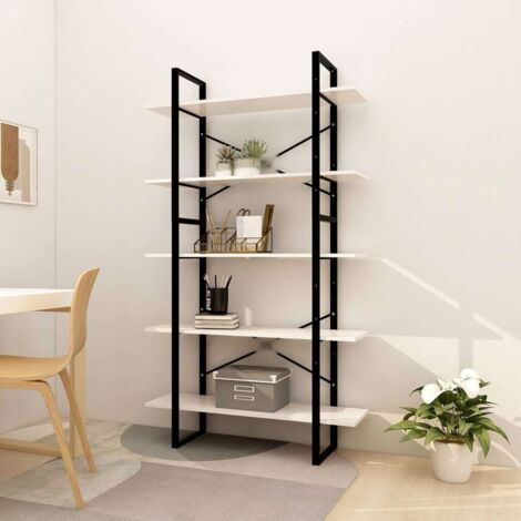 Furniture Limited - Estantería de 5 niveles madera pino maciza