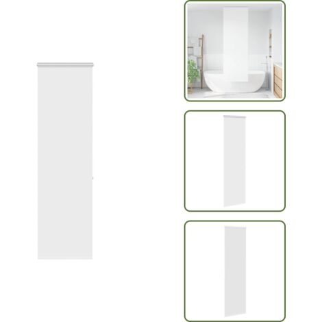 Persiana de ducha con casete - vidaXL Estor enrollable para ducha con casete 80x240cm tela ancho 76cm - Persiana de ducha para niños