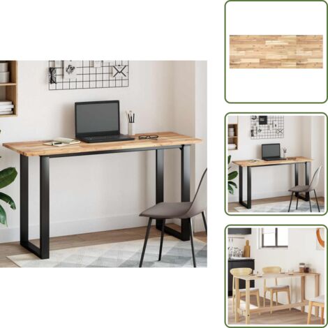 Mesa auxiliar - vidaXL Tablero de mesa rectangular madera maciza acacia 120x50x2 cm - Mesa de bar