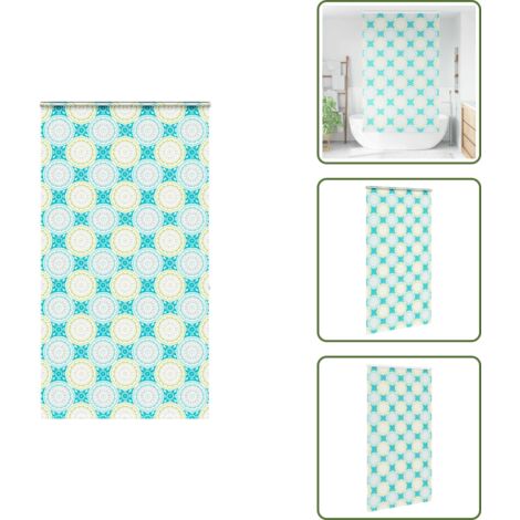 The Living Store Estor enrollable para ducha con casete 130x240 cm tela ancho - Persiana enrollable