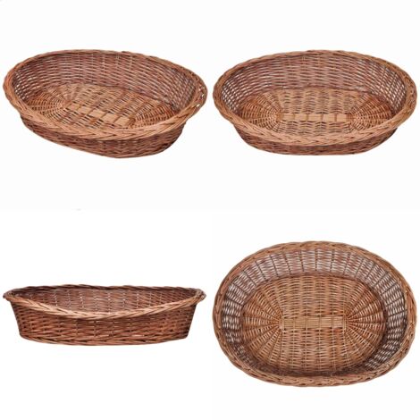 Cesta para perros/cama para mascotas sauce natural 90 cm - Cesta para mascotas - Cama para gatos