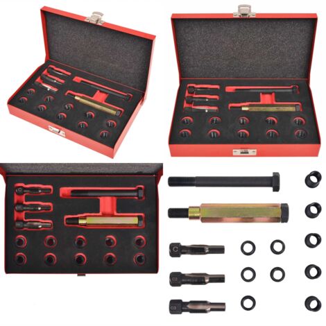 Kit reparación de rosca bujía incandescente 15 pzas M10x1,0mm - Bujías incandescentes - Herramientas de reparación