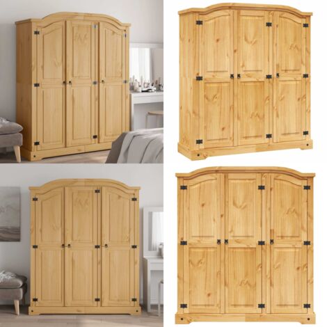 Armario madera de pino Mexicano estilo Corona 3 Puertas - Armario estilo coronas - Armario de pino